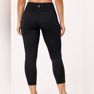 Spyder Active Vent Mesh 7/8 Leggings Black Small NWT Dry Quick Reflective